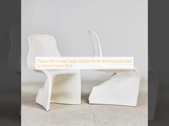 क्लासिक सजावटी बड़े उद्यान धातु कांस्य परिदृश्य मूर्तिकला फूल कली