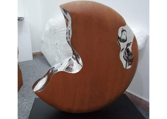 अच्छी कीमत बगीचे की सजावट कोर्टेन स्टील की मूर्तिकला नियमित आकार 150 सेमी ऊंचाई के साथ ऑनलाइन