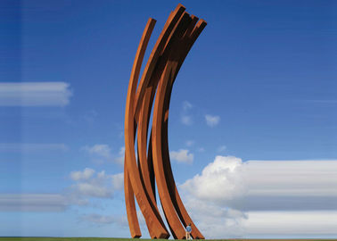 अच्छी कीमत मिट्टी मोल्ड आउटडोर धातु मूर्तिकला आधुनिक कला धातु मूर्तियां 27 मीटर ऊंचाई ऑनलाइन