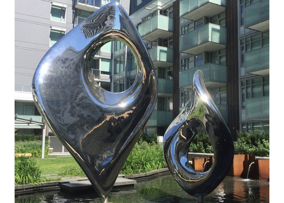 अच्छी कीमत बड़ा दर्पण पॉलिश आधुनिक उद्यान बाहरी स्टेनलेस स्टील बाहरी मूर्तिकला ऑनलाइन