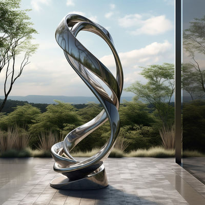 अच्छी कीमत भूल गई यादें सार्वजनिक पार्कों के लिए स्टेनलेस स्टील की पॉलिश मूर्तिकला ऑनलाइन