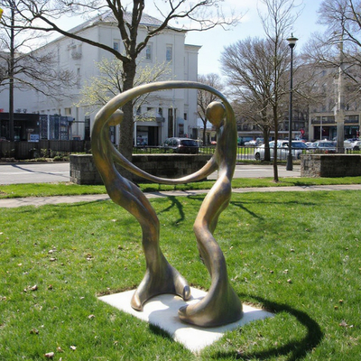 अच्छी कीमत कस्टम जीवन आकार धातु कास्टिंग नाचती मत्स्यांगना कांस्य उद्यान कला मूर्तिकला प्रतिमा ऑनलाइन