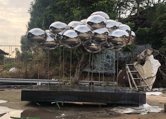 अच्छी कीमत वांगस्टोन मूल डिजाइन बादल स्टेनलेस स्टील मूर्तिकला दर्पण पॉलिश खत्म ऑनलाइन