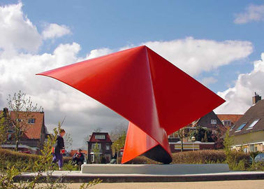 अच्छी कीमत आधुनिक स्क्वायर समकालीन गार्डन मूर्तियां स्टेनलेस स्टील सार्वजनिक कला ऑनलाइन