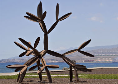 अच्छी कीमत कॉर्टेन स्टील / 3 डी ड्राइंग कस्टम मेटल स्कल्पचर में 2.5 मिमी मोटा प्रवेश द्वार ऑनलाइन