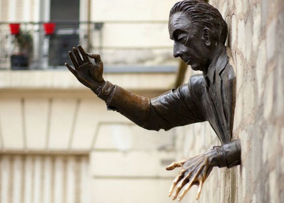 अच्छी कीमत ODM जीवन आकार बाहरी दीवार सजावटी कास्टिंग कांस्य आदमी प्रतिमा ऑनलाइन