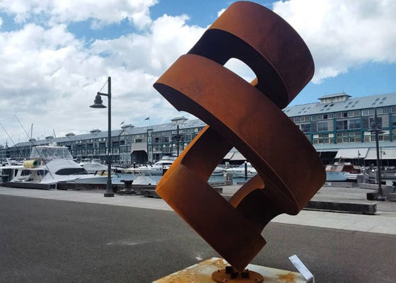 अच्छी कीमत गार्डन के लिए बड़े जंग खाए सार कॉर्टन स्टील की मूर्ति ऑनलाइन