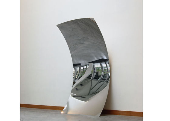 अच्छी कीमत गृह सजावट के लिए 120 सेमी उच्च 316 स्टेनलेस स्टील मिरर मूर्तिकला ऑनलाइन