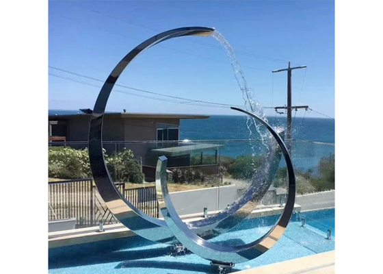 अच्छी कीमत 200cm / 130cm ऊंचाई आउटडोर 316 स्टेनलेस स्टील पानी फ़ीचर: ऑनलाइन