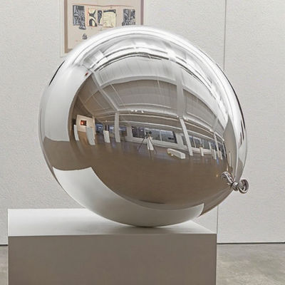 अच्छी कीमत आधुनिक इंटीरियर गैलरी कला सजावट पॉलिश स्टेनलेस स्टील गुब्बारा मूर्तिकला मूर्तिकला कारखाने द्वारा निर्मित ऑनलाइन