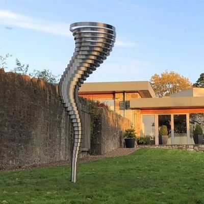 अच्छी कीमत Spiral Decorative Art Sculpture Outdoor Metal Sculpture Custom Statue Garden Landscaping Wholesale ऑनलाइन