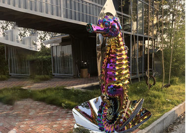 अच्छी कीमत बड़े Lifelike Seahorse मूर्तिकला आउटडोर के लिए शेल पर स्टेनलेस स्टील ऑनलाइन