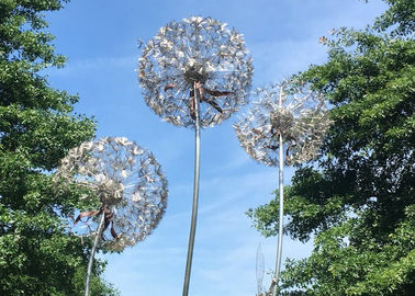 अच्छी कीमत अविश्वसनीय रूप से स्टेनलेस स्टील Dandelion मूर्तिकला स्टील Dandelion मूर्तिकला ऑनलाइन